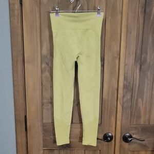 Yellow/ Green Butt Enhancing Leggings